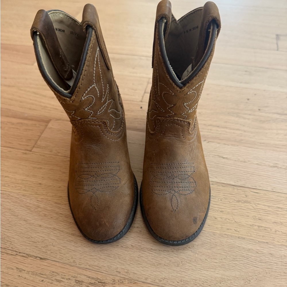 Kids Brown Cowboy Boots